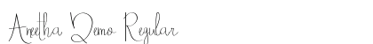 Aneetha Demo Regular Font Aneetha Demo Regular Font Preview