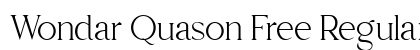 Wondar Quason Free Regular preview