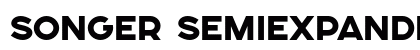 SONGER SemiExpanded Heavy font free download