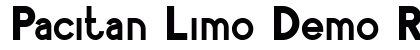 Pacitan Limo Demo Regular Font Preview Pacitan Limo Demo Regular Font Preview