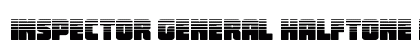 Inspector General Halftone Regular Font Preview
