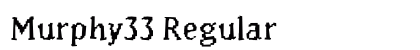 Murphy33 Regular Preview