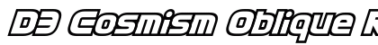 D3 Cosmism Oblique Regular font free download