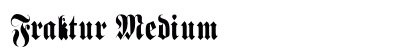 Fraktur Medium preview