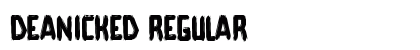 Deanicked Regular Font Preview