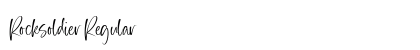 Rocksoldier Regular Font Rocksoldier Regular Font Preview