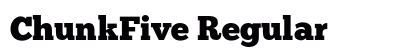 ChunkFive Regular font free download