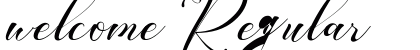 welcome Regular Font Preview welcome Regular Font Preview