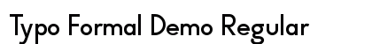 Typo Formal Demo Regular preview