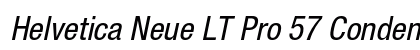 Helvetica Neue LT Pro 57 Condensed Oblique font free download