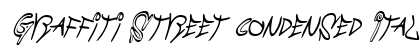 Graffiti Street Condensed Italic Condensed Italic preview
