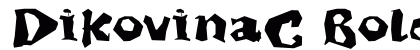 DikovinaC Bold Font Preview