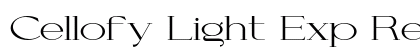 Cellofy Light Exp Regular preview Cellofy Light Exp Regular preview