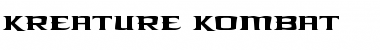 Kreature Kombat Regular Font