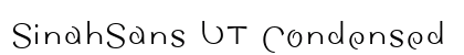 SinahSans LT Condensed preview