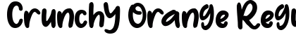 Crunchy Orange Regular Font Crunchy Orange Regular Font Preview