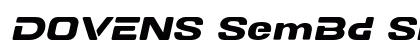 DOVENS SemBd Slant Regular preview