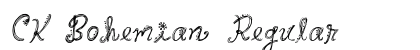 CK Bohemian Regular Font CK Bohemian Regular Font Preview