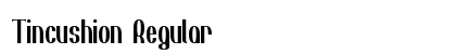 Tincushion Regular Font Preview
