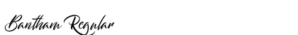 Bantham Regular Font Preview