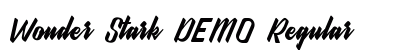 Wonder Stark DEMO Regular Font Wonder Stark DEMO Regular Font Preview
