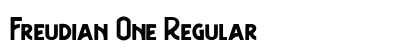 Freudian One Regular preview