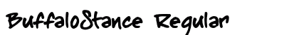 BuffaloStance Regular Font Preview