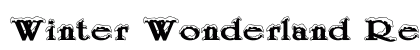 Winter Wonderland Regular Font Preview