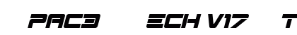 Spac3 - Tech v17 - Italic Italic preview