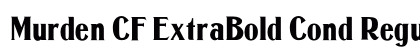 Murden CF ExtraBold Cond Regular preview