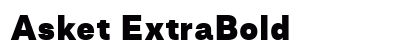 Asket ExtraBold preview