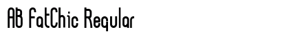 AB FatChic Regular Font Preview
