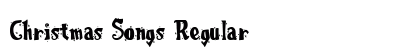 Christmas Songs Regular Font Christmas Songs Regular Font Preview