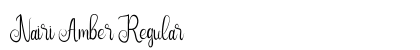 Nairi Amber Regular Font Preview