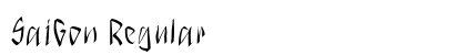SaiGon Regular Font Preview