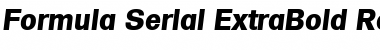 Formula-Serial-ExtraBold Font