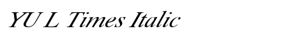 YU L Times Italic preview