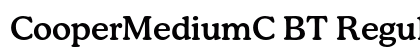 CooperMediumC BT Regular font free download