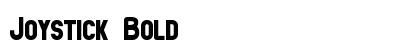 Joystick Bold Font Preview