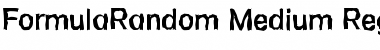 FormulaRandom-Medium Regular Font