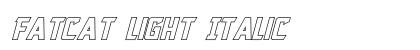 Fatcat Light Italic preview