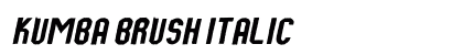 Kumba Brush Italic preview
