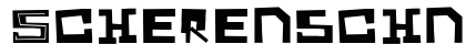 Scherenschnitt Regular Font Preview
