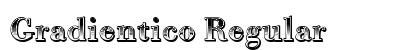 Gradientico Regular Font Preview