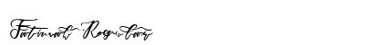Fatimah Regular Font Preview