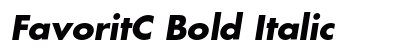FavoritC Bold Italic preview FavoritC Bold Italic preview