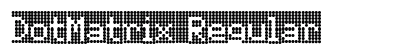DotMatrix Regular Font DotMatrix Regular Font Preview