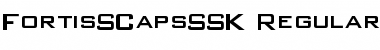FortisSCapsSSK Regular Font