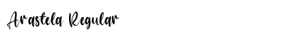 Arastela Regular Font Preview