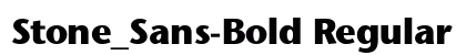 Stone_Sans-Bold Regular font free download